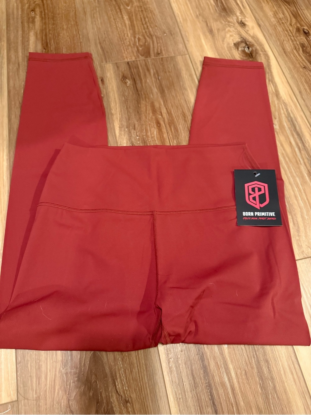 NWT - Born Primitive Your Go To High-Waist Leggings in Deep Red